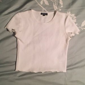 TopShop white crop top😻